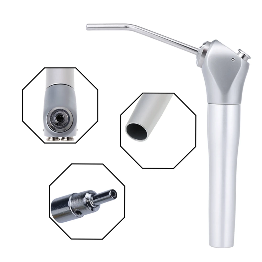 Jeringa Dental de Triple vía JUMTOP con 2 boquillas, carcasa de aleación de aluminio, pieza de mano para pulverización de aire y agua