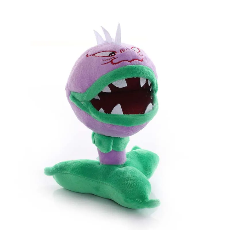 1 Uds. 13-20cm plantas vs Zombies juguetes de peluche muñeca PVZ girasol Chomper melón guisantal plantas juguetes de peluche suaves para niños