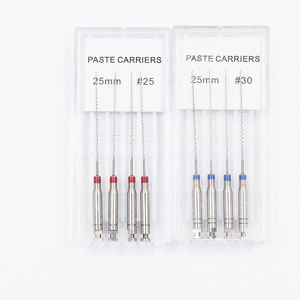 5 cajas de porta-pasta de lentulo para odontología, limas endodónticas, brocas, limas endo, materiales y instrumentos para dentistas