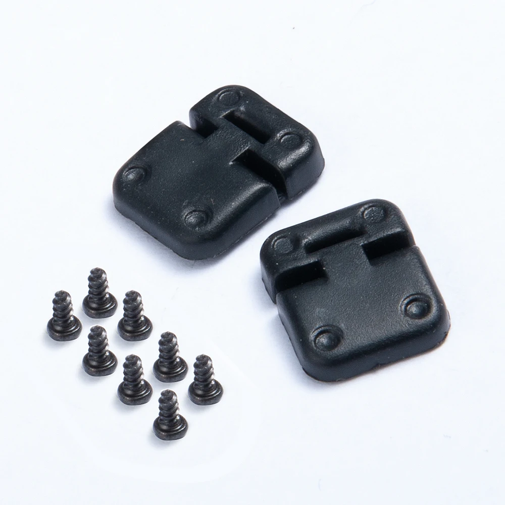 AXSPEED-manijas de puerta para coche teledirigido, cubierta de luz de rejilla para 1/10 RC Crawler T4 TRX TRX4 Defender D90, piezas