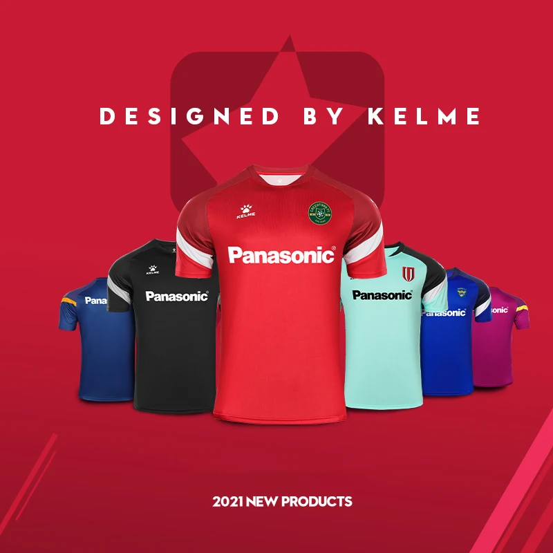 KELME-camiseta de fútbol para hombre, camisetas de manga corta originales para niño, ropa deportiva personalizada, 8151ZB1007