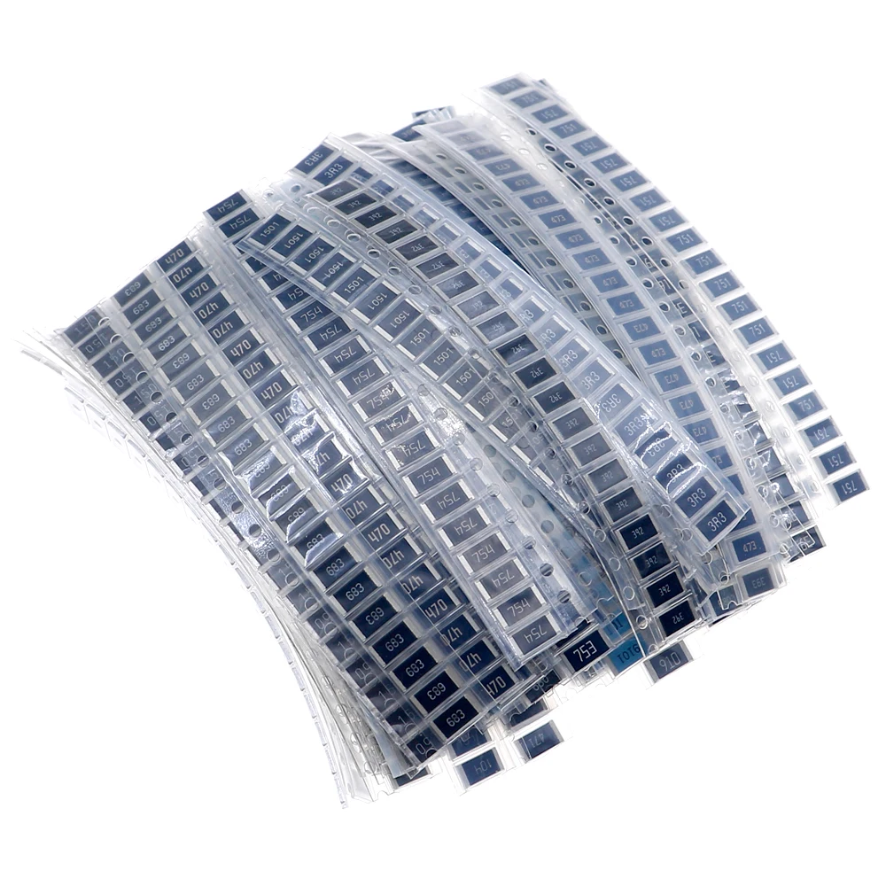 Kit surtido de resistencias de Chip SMD, 1460, 1W, 73 tipos x 20 unidades, 2512 unidades/lote