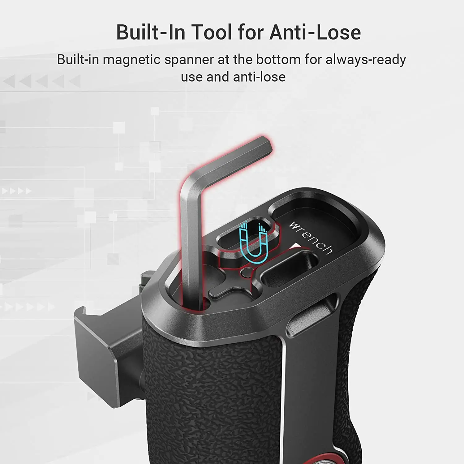 SmallRig-empuñadura giratoria de 360 grados para cámara NATO, mango lateral izquierdo para DLSR, jaula/funda para cámara Sony con riel NATO 3260