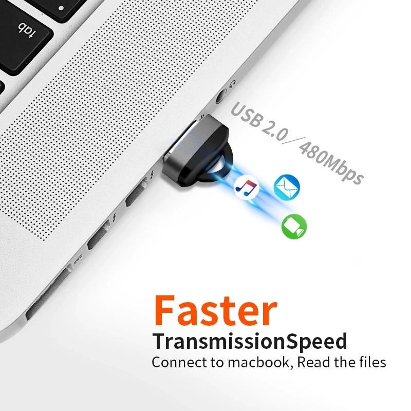 Mini lector de tarjetas de memoria para teléfono móvil, adaptador USB de alta velocidad para ordenador portátil, 1/2 piezas, Micro SD/TF, USB 2,0