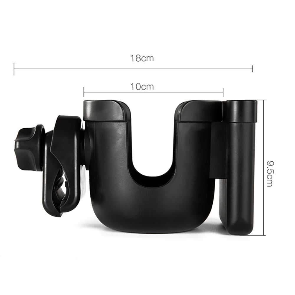 Portavasos para cochecito, soporte para teléfono, soporte para botella de leche para salida, diseño antideslizante, accesorios universales para cochecito de bebé