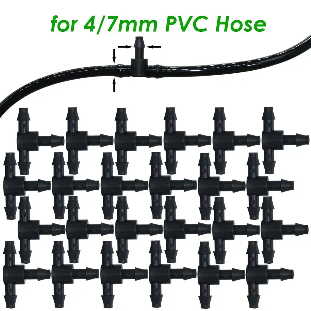 SPRYCLE-conector de 3 vías para riego de jardín, manguera de 100 pulgadas, herramienta de riego por microgoteo para macetas de plantas, 20-1/4 unidades