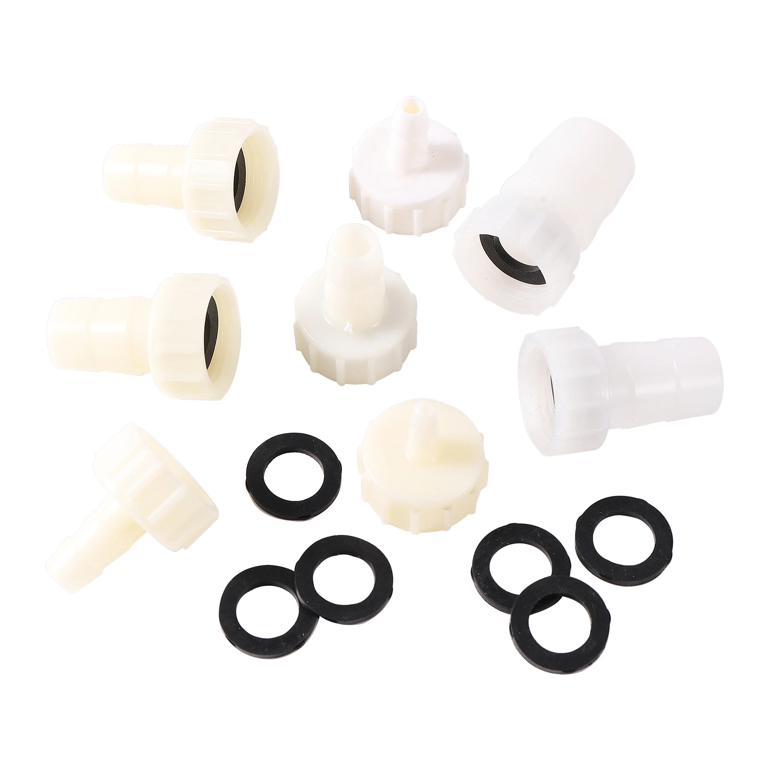 Rosca hembra de 1/2 "a 4/6/8/10/12/14/16/20mm, Conector recto de púas, adaptador de suministro de agua de riego de jardín, accesorio de tanque de agua