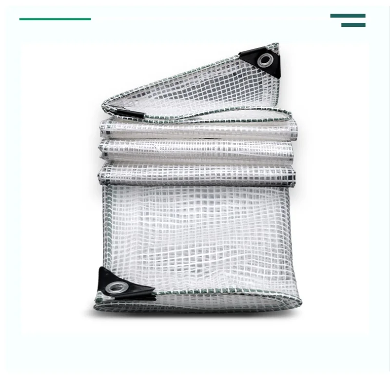 Lona impermeable de plástico PVC transparente para jardín, invernadero, protección solar a prueba de viento, refugio contra la lluvia, calidad verde, 0,32mm de grosor