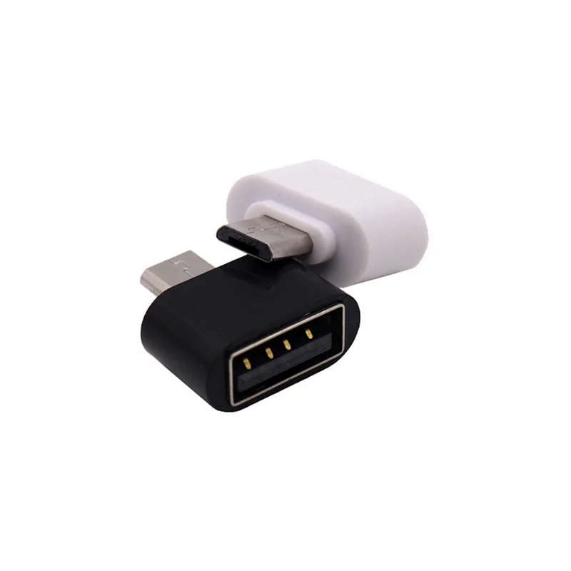 Convertidor Micro USB a USB para tableta, adaptador Micro hembra para PC, Android, Usb 2,0, Mini Cable OTG