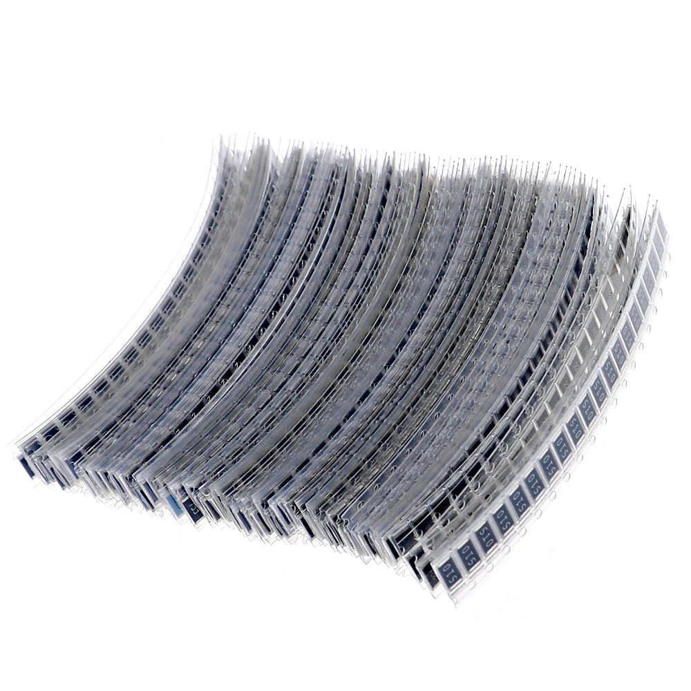 Kit surtido de resistencias de Chip SMD, 1460, 1W, 73 tipos x 20 unidades, 2512 unidades/lote