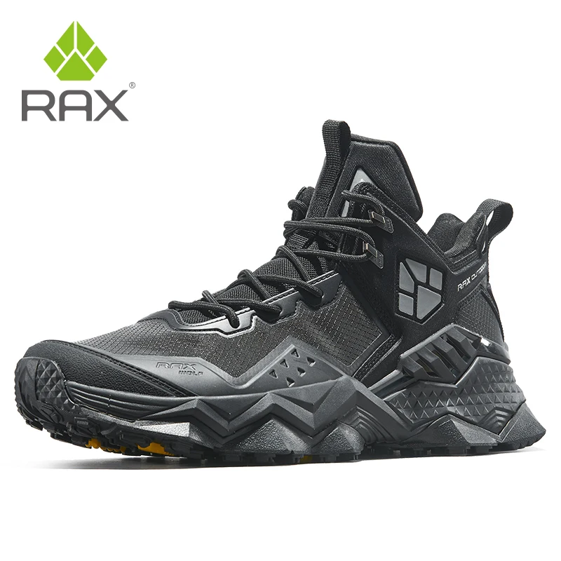 Rax-zapatos de senderismo impermeables para hombre, Botas de senderismo transpirables, botas de Trekking al aire libre, zapatillas deportivas, zapatos tácticos
