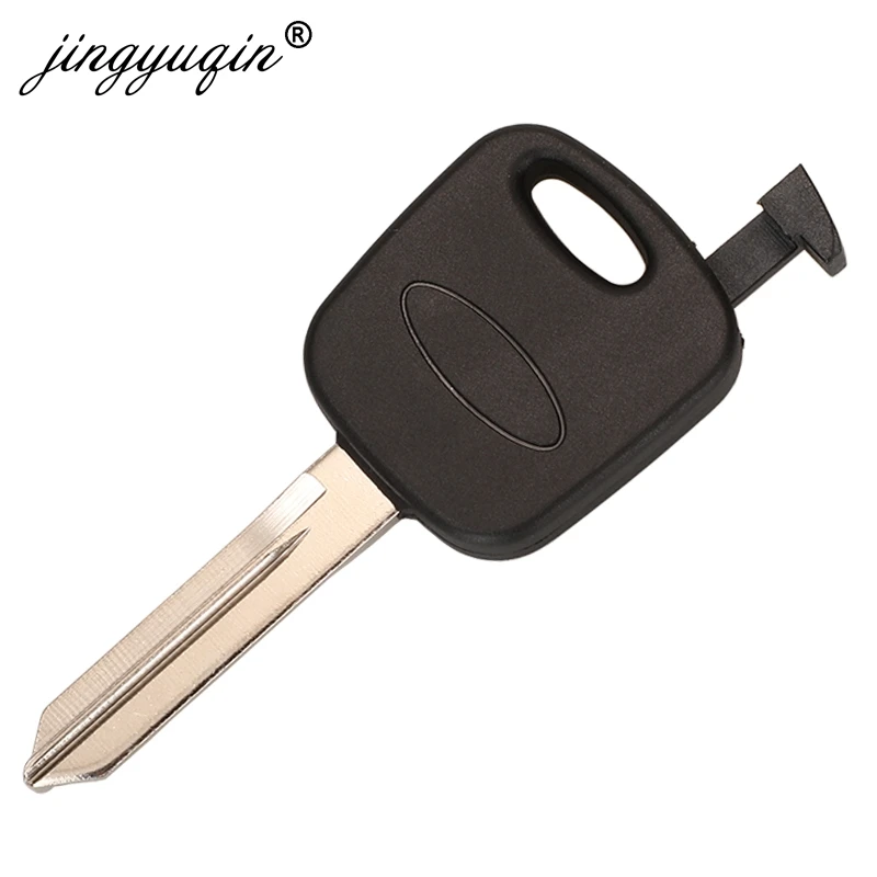 Jingyuqin 10 Uds transpondedor llave de coche Shell para Ford Escape Kuga Maverick Focus Mondeo F150 Mustang caso clave Fob con agujero de Chip