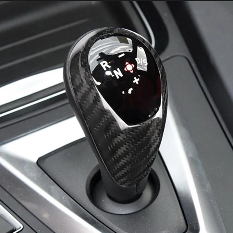 Cubierta Decorativa de Palanca de Cambios de Carbono Real para BMW M2 F87 M3 F80 M4 F82 M5 F83 F10 F85 X5M F86 X6M F12
