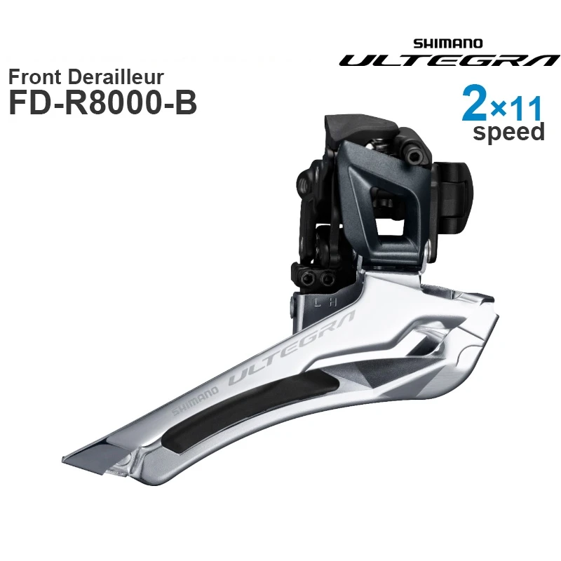 SHIMANO ULTEGRA R8000 2x11v Desviador Delantero FD-R8000-F FD-R8000-B Piezas para Bicicleta de Carretera - 2x11 velocidades Original