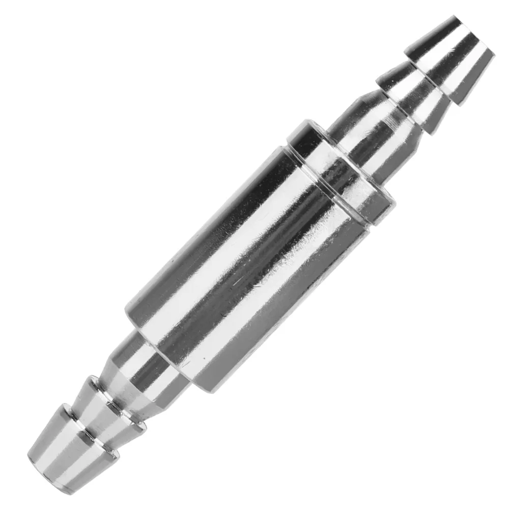 Para equipo de CO2, válvula de agua sin retorno de 4mm para acuario, válvula de retención de acero inoxidable, cilindro de dióxido a difusor de sistema de CO2