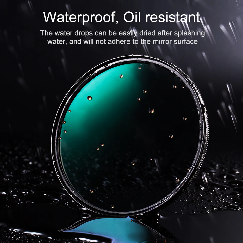 K&F CONCEPT CPL Filtro de lente polarizador circular Nano X HD Super delgado multi recubierto 49 mm 52 mm 58 mm 62 mm 67 mm 77 mm