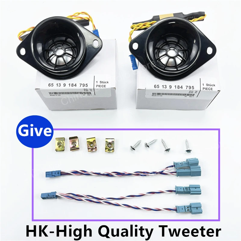 Tweeter envolvente trasero de coche para BMW E90 E91 E60 E61 F10 F11 F90 F07 F06 F12 F13 G20 G30 F15 F16 F85 F86 altavoces de tablero central