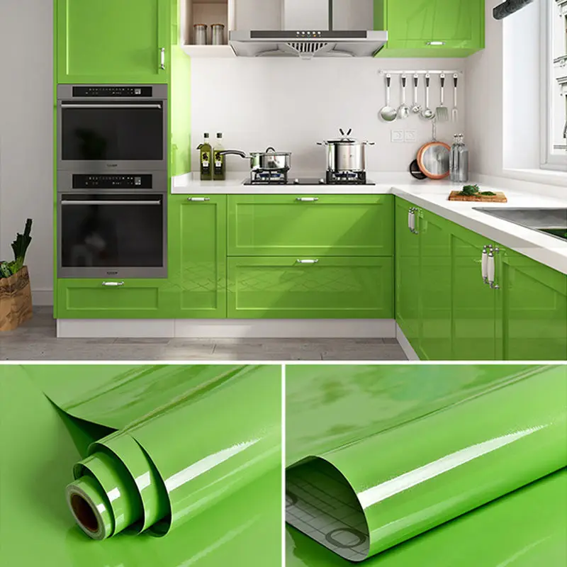 Papel tapiz autoadhesivo europeo, pintura Flash, papel tapiz de PVC, puerta de armario de cocina, muebles, pegatinas DIY, películas decorativas de vinilo