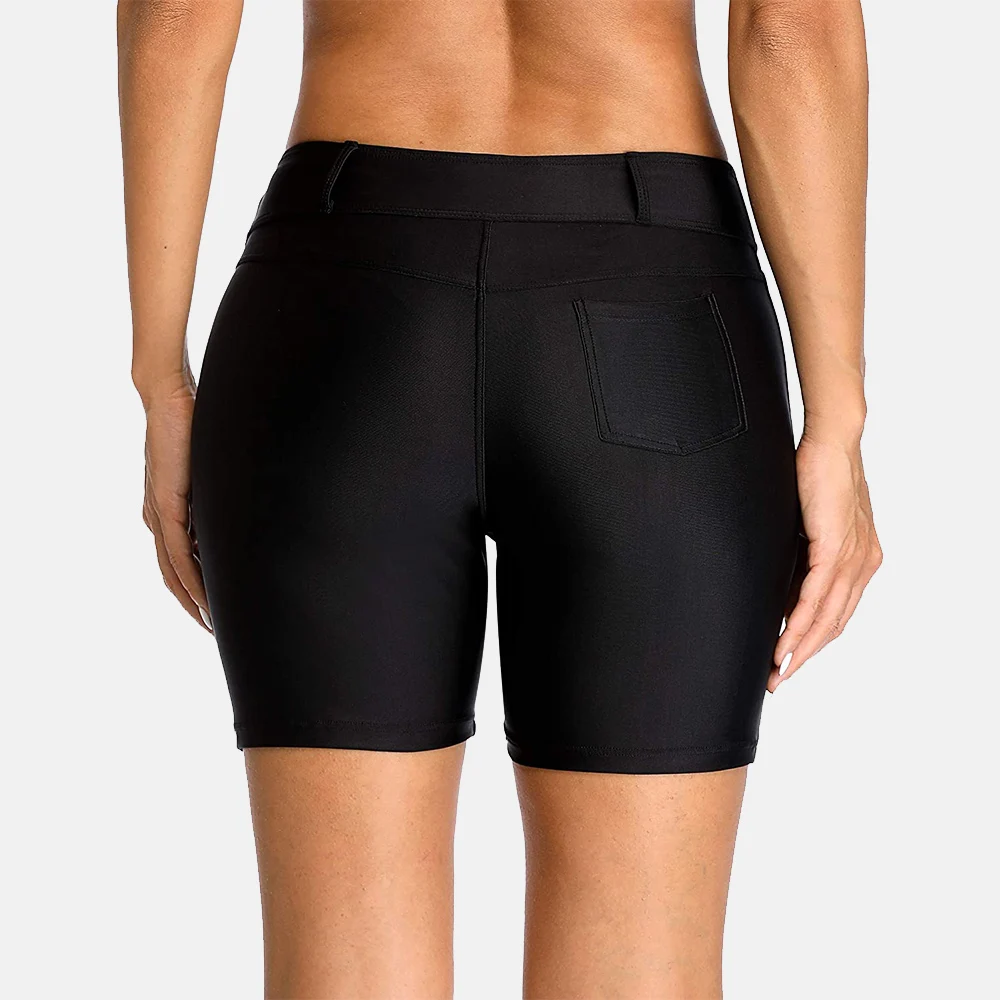 Anfilia-pantalones cortos de baño para mujer, Tankini, bañadores de playa
