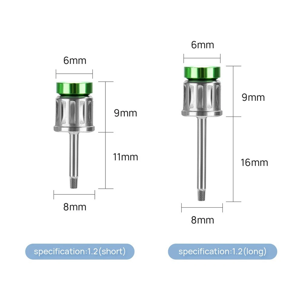 Destornillador de prótesis Dental, llave dinamométrica Universal, ICX, ITI, Dentium, Osstem