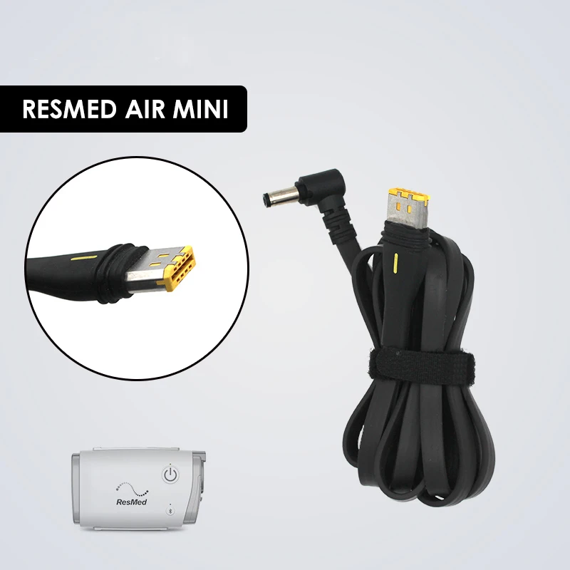CPAP Machine-cable de alimentación DC5521 para BMC ResMed Philips, para viaje, avión, tren, vehículo, vacaciones