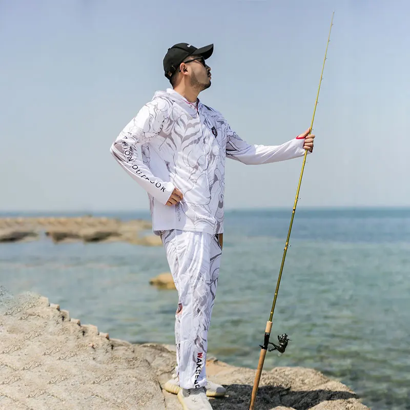 Trajes de pesca DIAOLIAN 2025, Anti-UV UPF50 +, protección solar, Jersey de secado rápido, camisas/pantalones de pesca transpirables que absorben la humedad