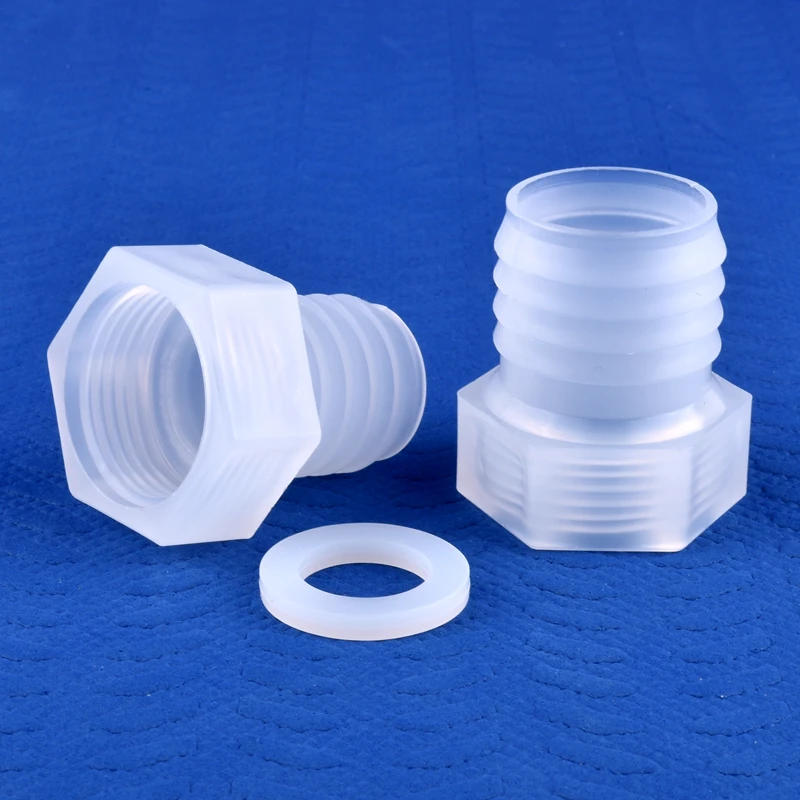 5 ~ 200 Uds G3/4 a 6 ~ 25mm PP Pagoda conector directo junta de silicona tanque de acuario bomba de aire junta de riego por goteo junta de manguera de agua