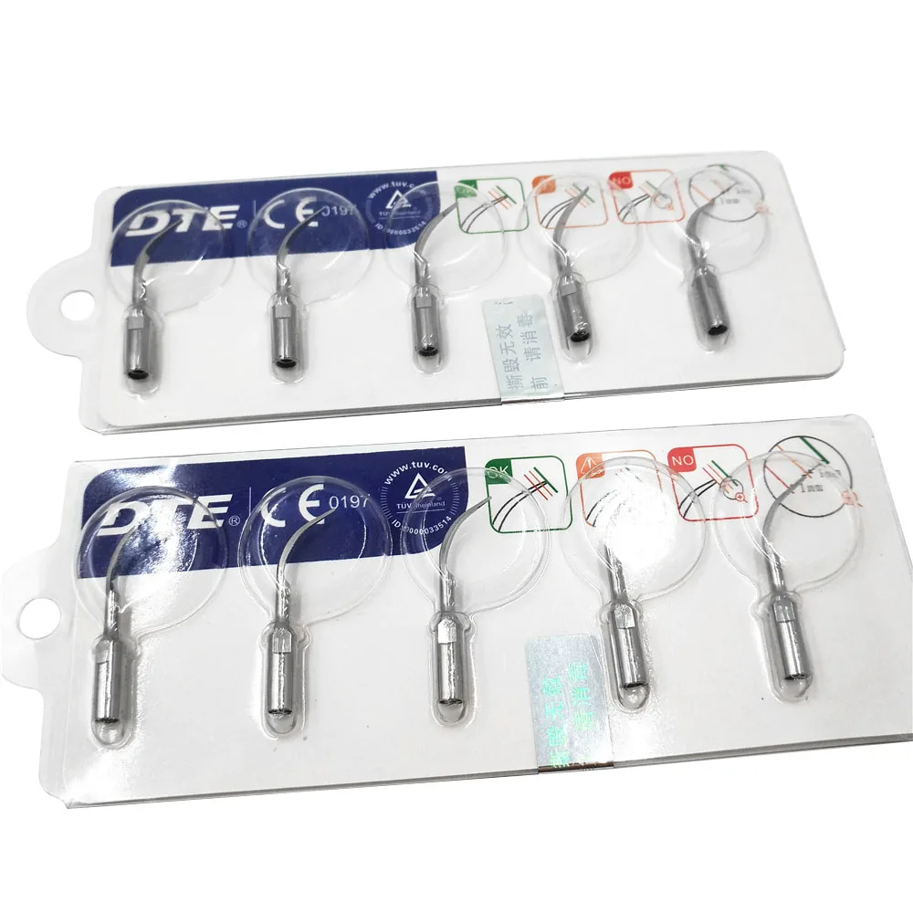 10 Uds. Puntas Perio de escalado Dental para Satelec DTE NS * escalador ultrasónico pieza de mano blanqueamiento Dental