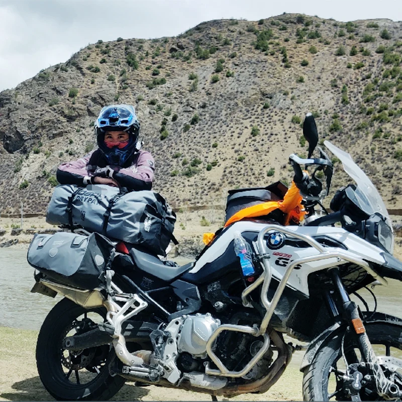 Bolsa trasera impermeable para motocicleta, bolsa seca de viaje OSAH DRYPAK Moto 40/60 litros, mochila para equipaje de motocicleta, bolsa para asiento de motocicleta