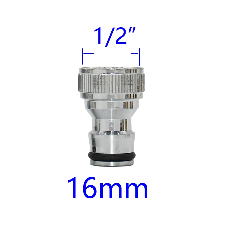 Conector rápido de latón con rosca de 1/2 ", 3/4", 1 ", adaptador de riego de jardín, manguera de cobre para riego por goteo, accesorios de conector rápido, 1 Uds.