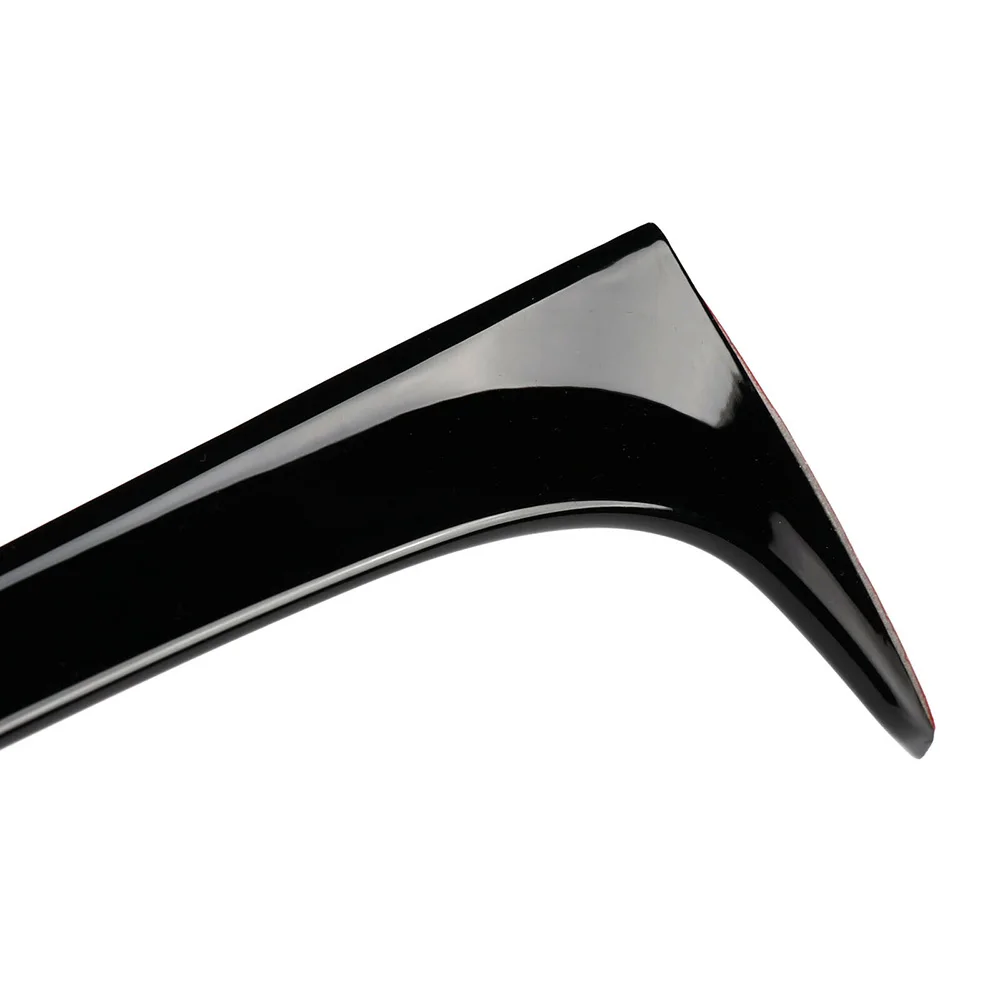 Alerón lateral de la ventana trasera del coche, accesorio negro brillante, ABS, 2 piezas, para VW Golf 7 MK7 2014-2018