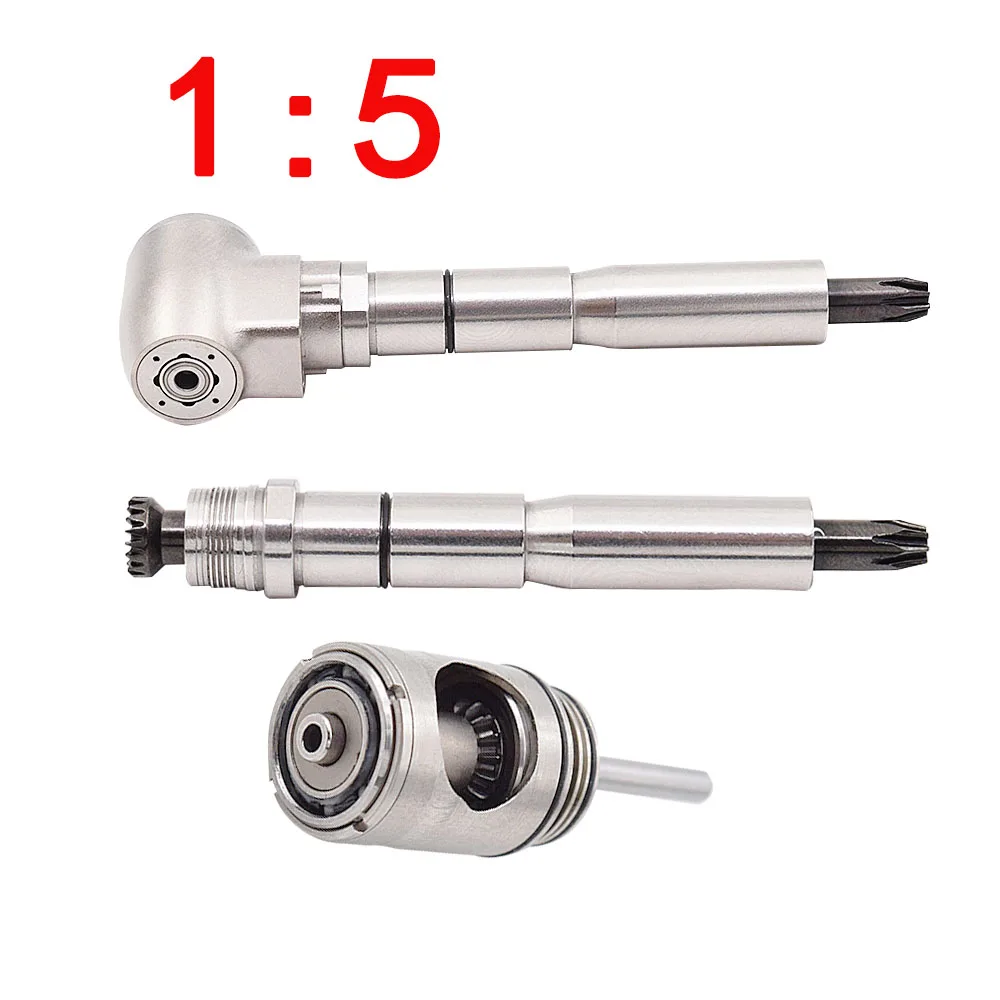 Cartucho/Rotor Fit ContraDental 1:5 anillo rojo creciente contraángulo pieza de mano de pulverización de agua de baja velocidad para Motor de E-TYPE Max X95