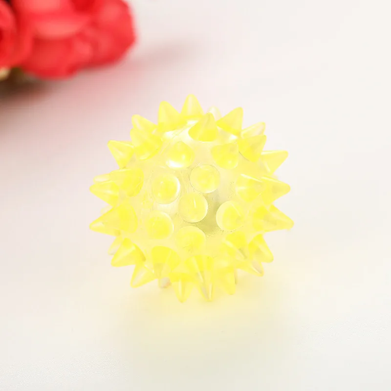Bola de gato parpadeante LED, bolas brillantes rodantes, juguete colorido para jugar a mascotas