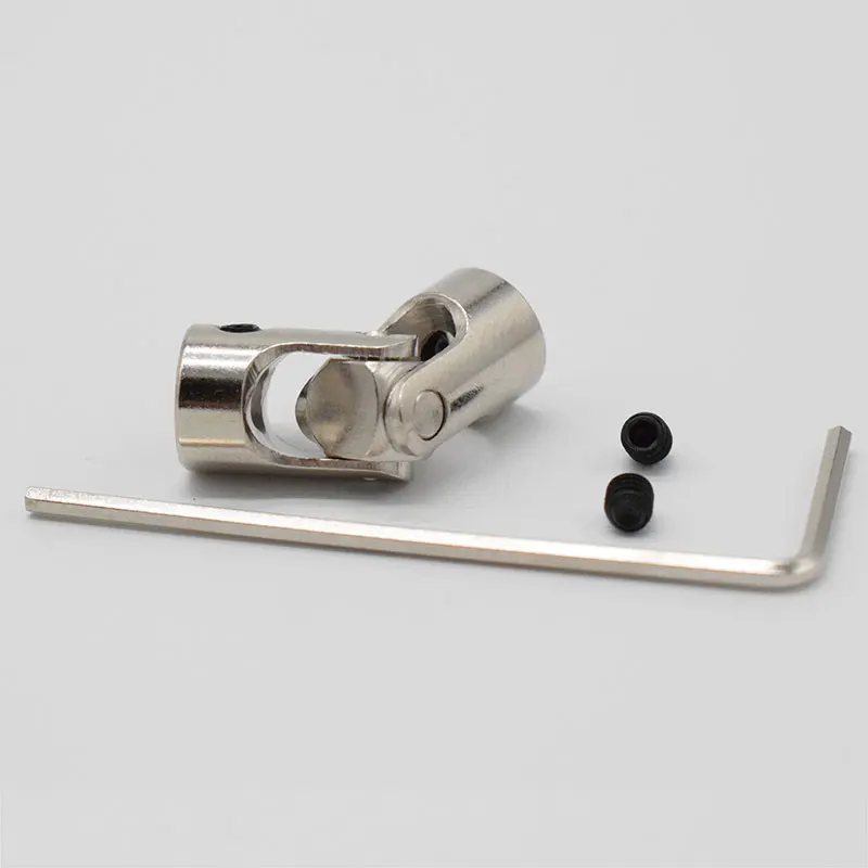 Junta Universal de Metal para coche y barco, modelo Rc, acoplamientos de cardán de 2/3mm/3,175mm/4mm/5mm/6mm/8mm, conector de cardán de Motor de eje
