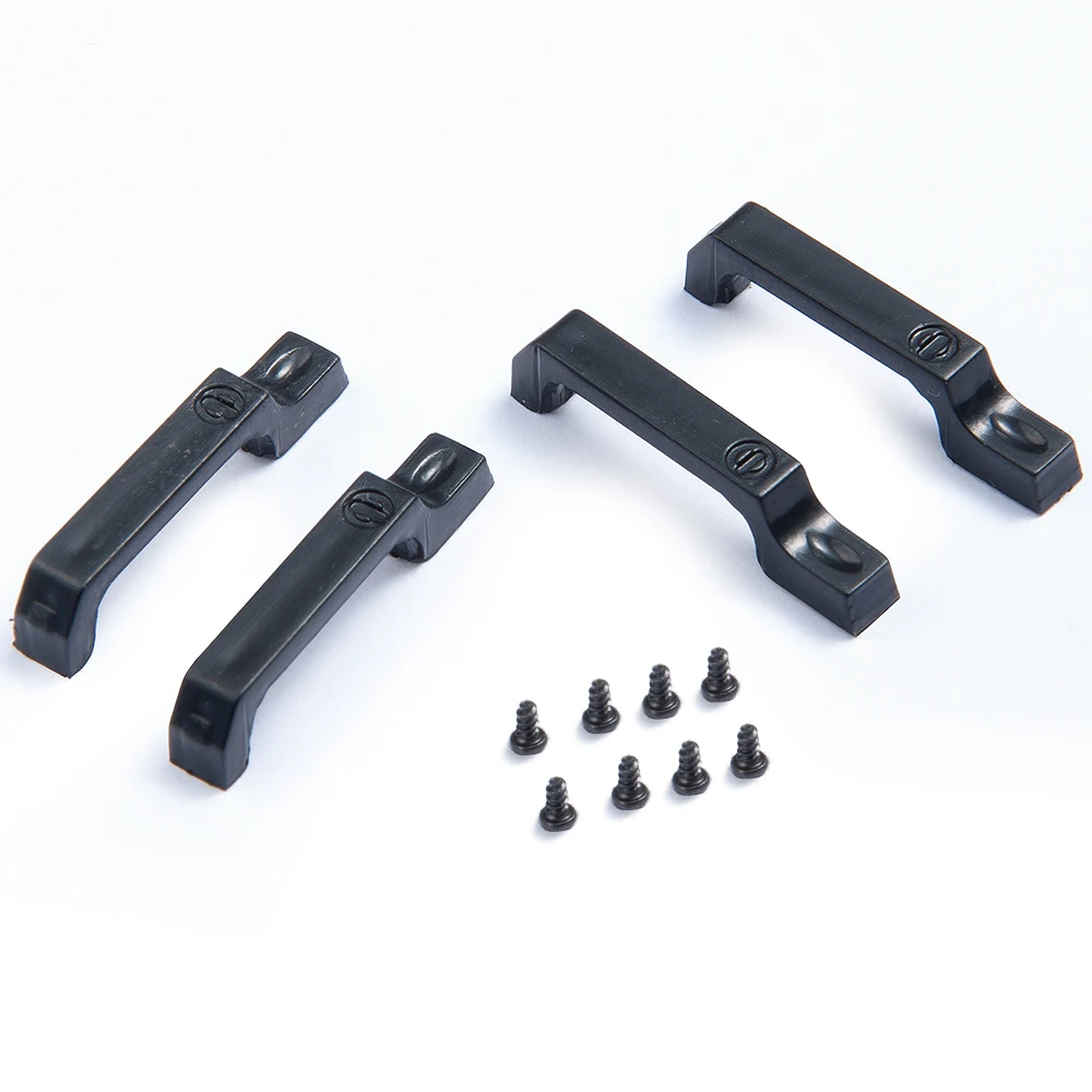 AXSPEED-manijas de puerta para coche teledirigido, cubierta de luz de rejilla para 1/10 RC Crawler T4 TRX TRX4 Defender D90, piezas