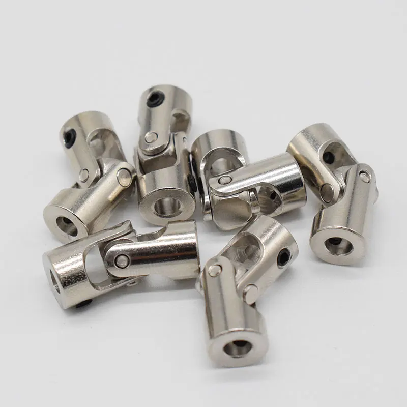Junta Universal de Metal para coche y barco, modelo Rc, acoplamientos de cardán de 2/3mm/3,175mm/4mm/5mm/6mm/8mm, conector de cardán de Motor de eje