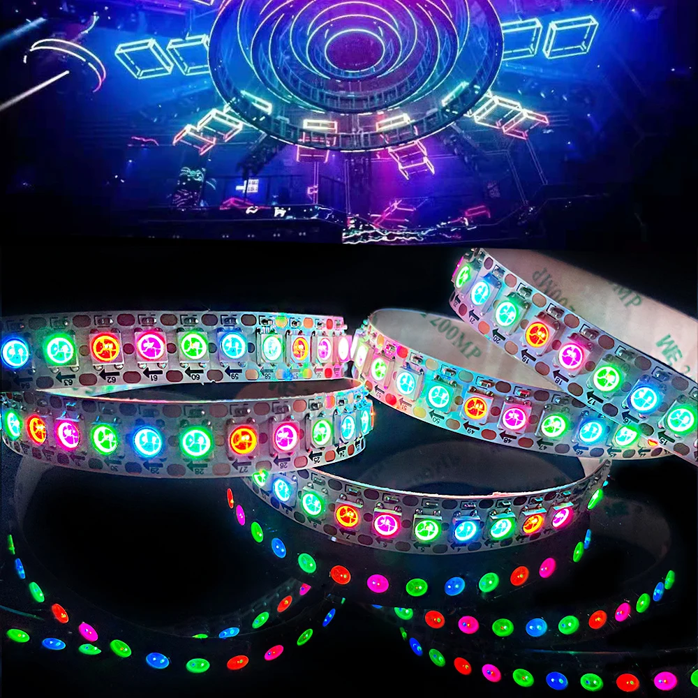 DC5V WS2812B 5 m/rollo 30/60/144leds/m negro/blanco PCB IP30/IP65/IP67 5050RGB direccionable individualmente tira de luz de píxeles led inteligente