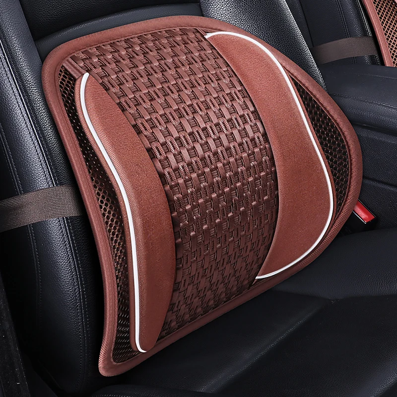 Soporte Lumbar Universal para silla de masaje, cojín de cintura de malla, cojín de ventilación para coche, oficina y hogar