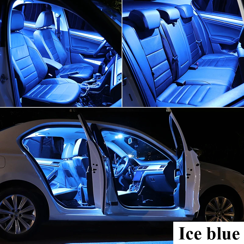 Zoomsee LED Interior para Volkswagen VW Touran 1T1 1T2 1T3 5T1 2003-2018 2019 2020 bombilla Canbus para coche Kit de luz de lectura de cúpula interior