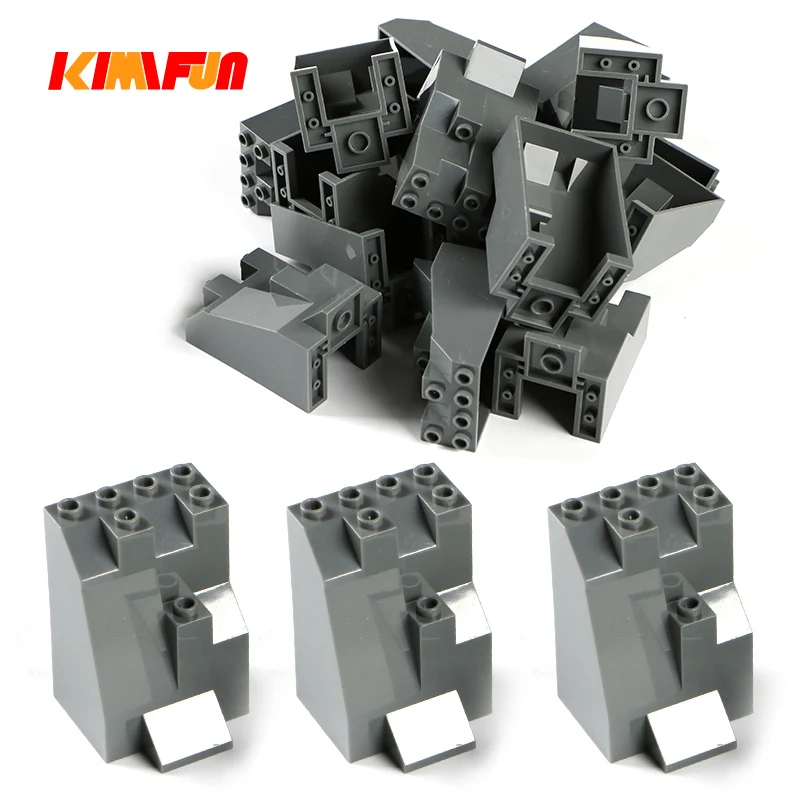 Bloques de construcción Moc para niños, juguete de ladrillos para armar Panel de rocas, Escena de montaña, vista de la calle de la ciudad, a granel, 100g por paquete