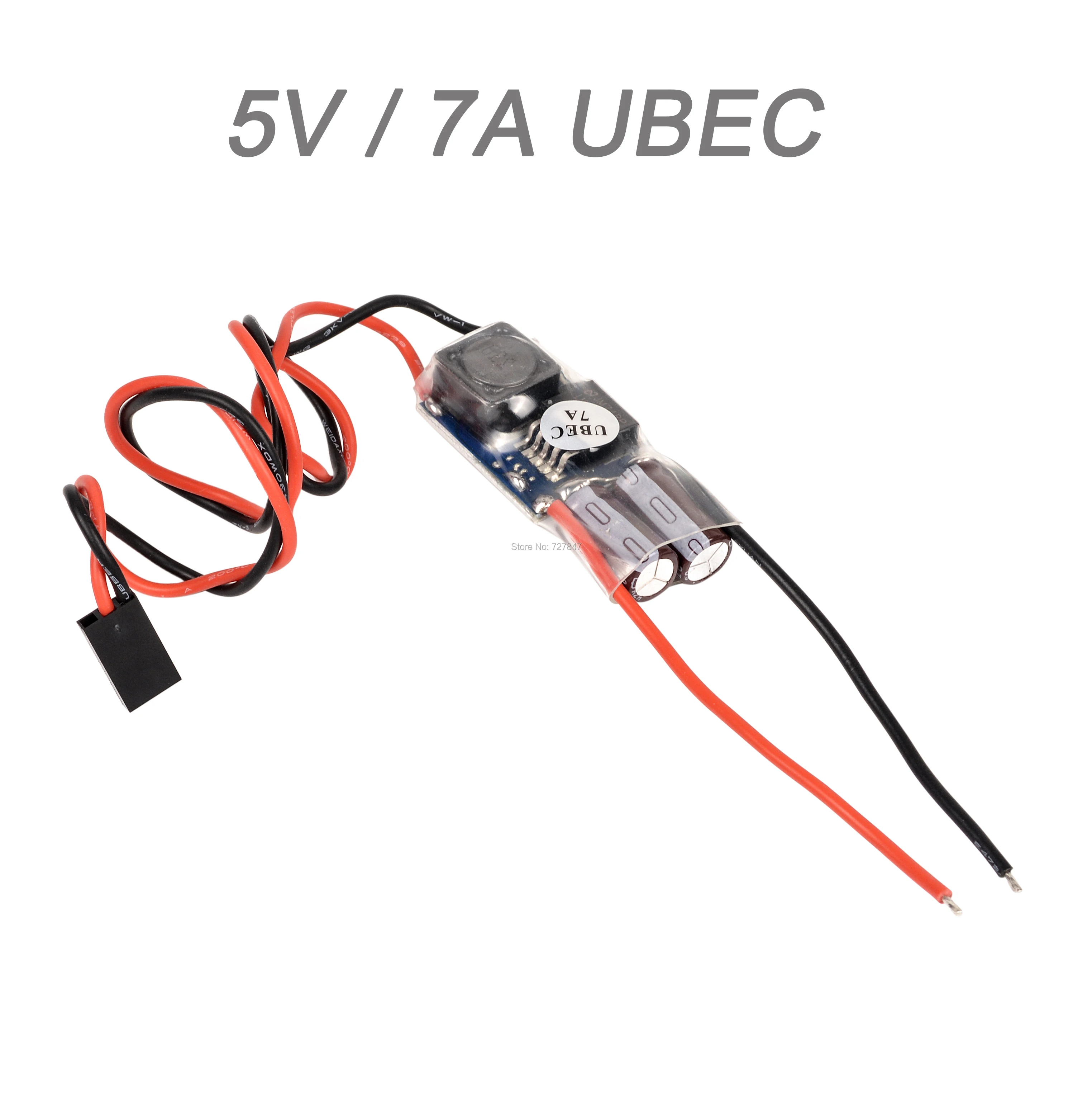 FPV RC UBEC BEC 5V 3A 5A 7A 15A 5V/3A/5A/7A/15A El ruido RF más bajo BEC Regulador de conmutación antiinterferencias de blindaje completo