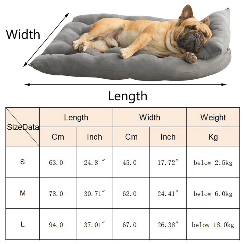 Cama Nido Multifuncional para Mascotas, Estilo Bulldog Francés, para Perros Pequeños y Medianos, Gatos, Pug, Colchoneta Suave para Cachorros, Accesorios y Suministros para Mascotas