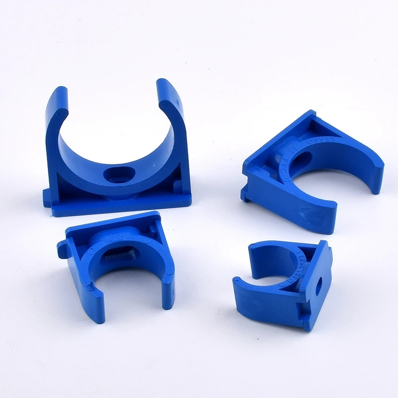 Abrazadera de tubo de PVC de 5-18 Uds., 20/25/32/40/50mm, conectores de agua para jardín, accesorios de riego, correa de abrazadera de Clip de tubería de agua fija tipo U