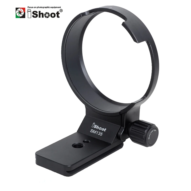 IShoot-Soporte de Collar para lente, anillo de montaje de trípode para Sigma 135mm f/1,8 DG HSM, la parte inferior de la lente de arte es Arca Swiss Fit, placa de liberación rápida