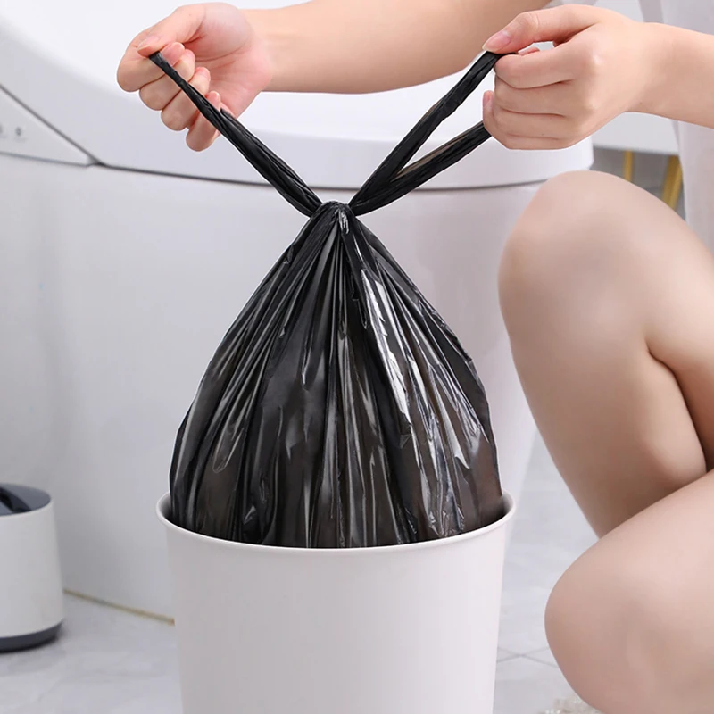 Bolsas de basura bolsas de basura desechables bolsa de basura grande cubo de basura caja de almacenamiento soporte cubo de basura cocina hogar conveniente