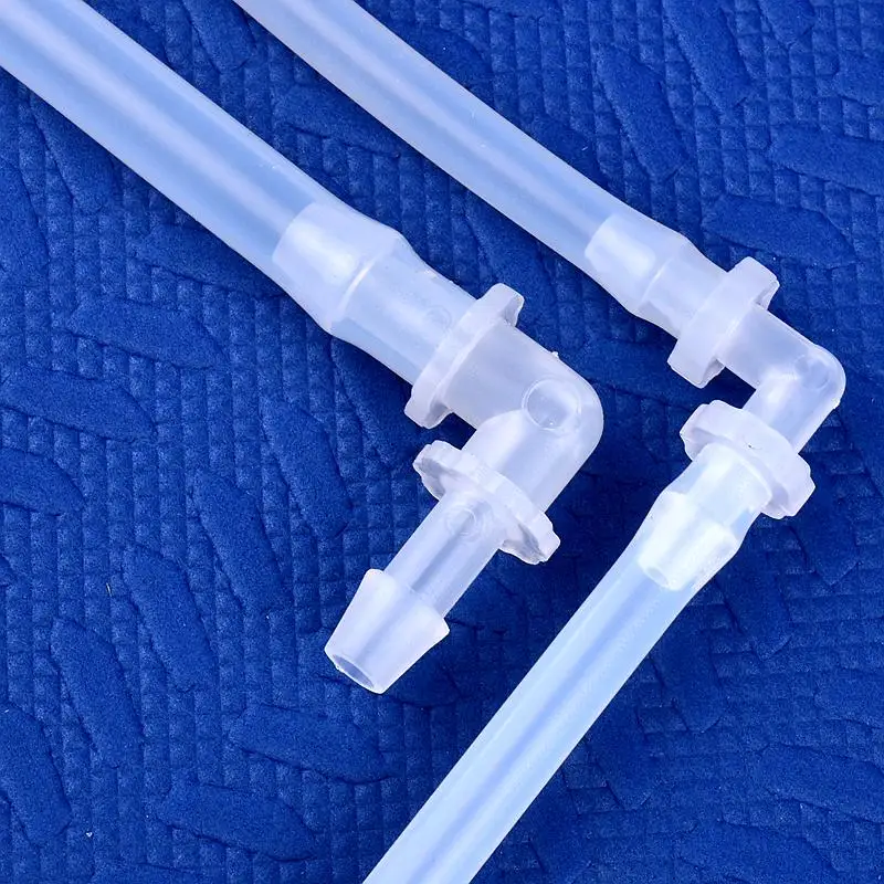 Conectores de codo PP de 5 ~ 200 piezas, accesorios de aireador de bomba de aire, juntas de manguera médica de riego, tanque de peces de acuario, Pagoda, 1,6 ~ 11,1mm