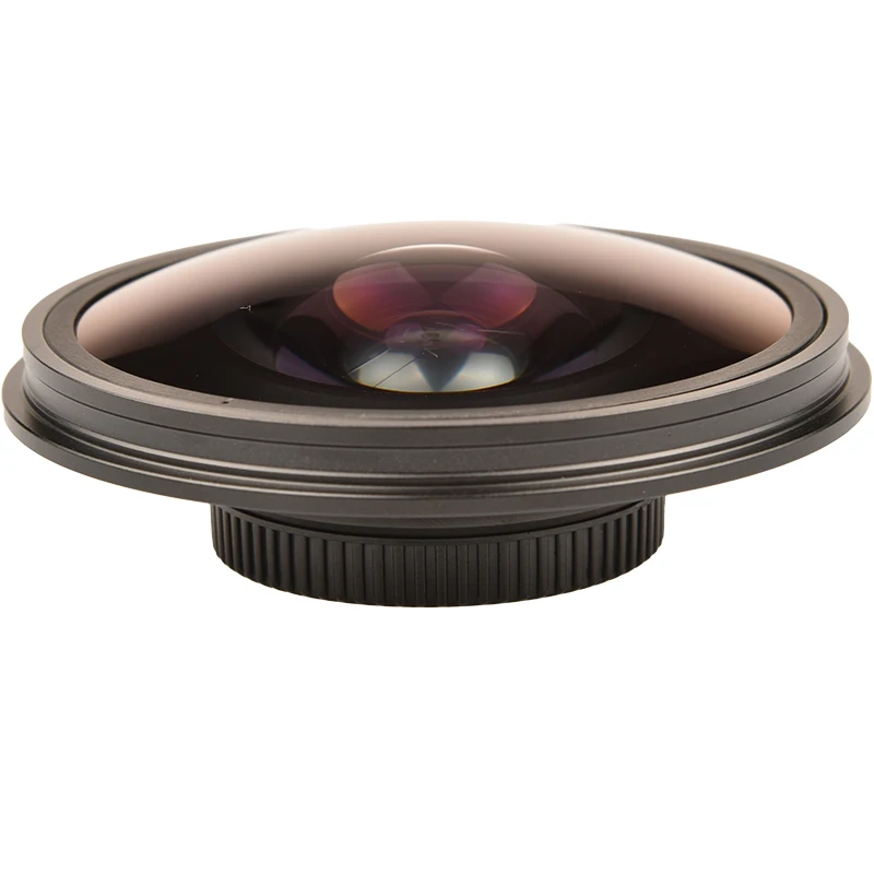 Adaptador de lente VELEDGE Ultra ojo de pez 37MM/43MM 0.3X HD adaptador de lente ancha ojo de pez con capucha solo para cámaras de vídeo videocámaras