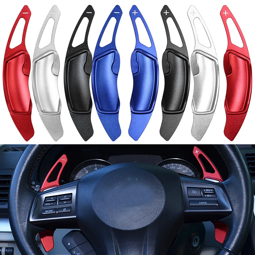 2 Piezas de Extensiones de Palanca de Cambios para Volante de Aluminio para Subaru Legacy WRX STI Forester Impreza XV Outback, Accesorios