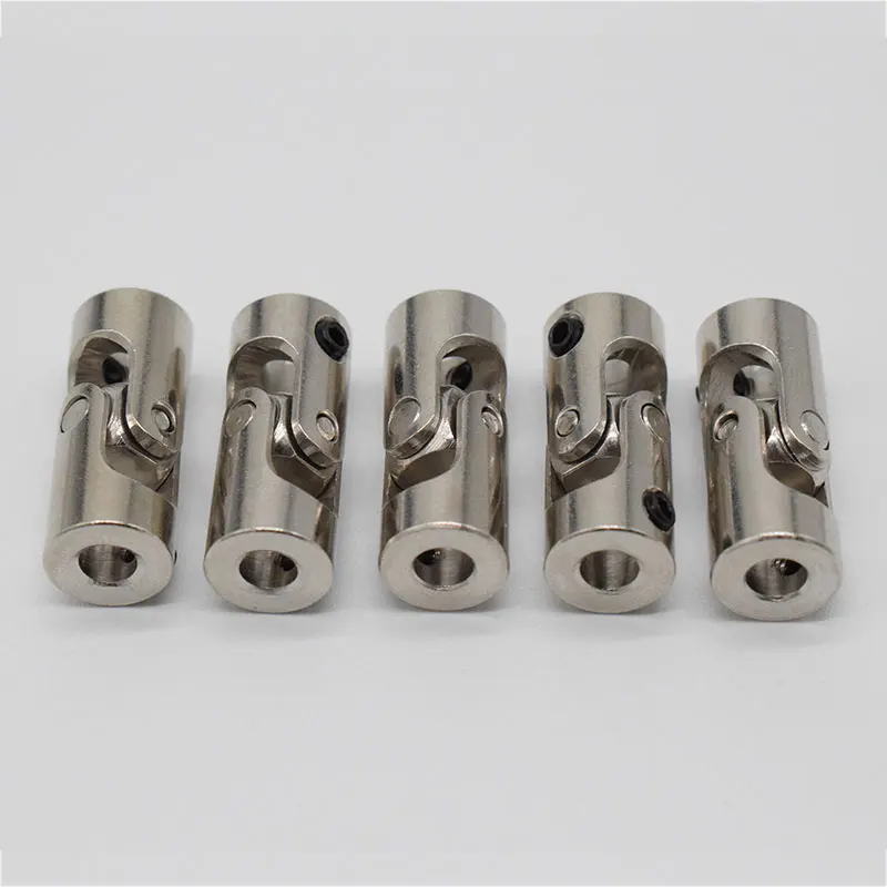 Junta Universal de Metal para coche y barco, modelo Rc, acoplamientos de cardán de 2/3mm/3,175mm/4mm/5mm/6mm/8mm, conector de cardán de Motor de eje