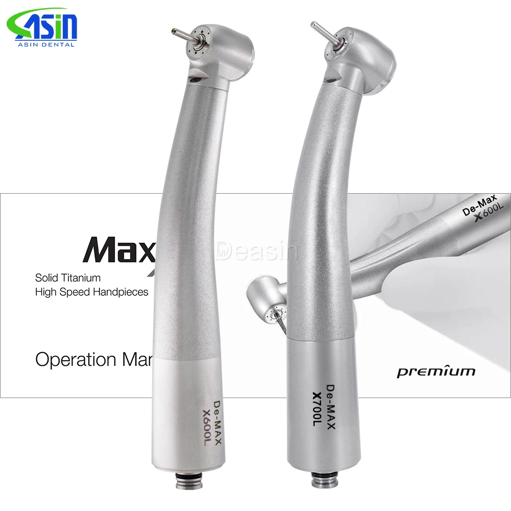 ASIN-pieza De mano óptica para cirugía Dental, dispositivo óptico LED De alta velocidad, con herramienta generadora, De-MAX X600L X700L